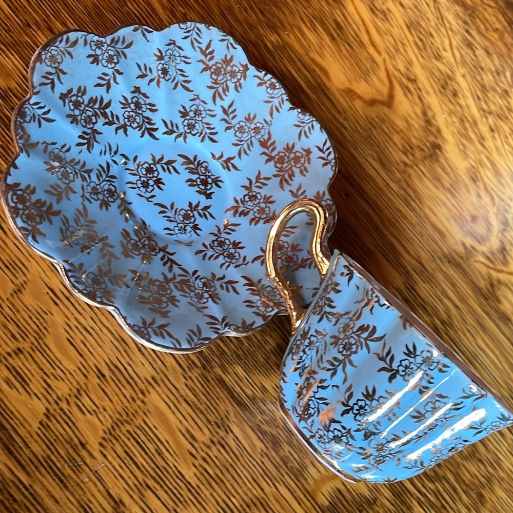 💚7 piece bundle of floral demitasse, coffee, tea cup & saucer espresso w/stand - Picture 8 of 11